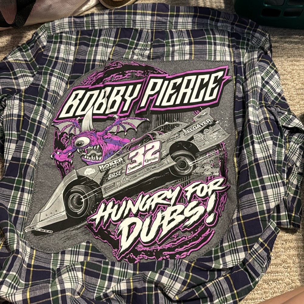 Bobby Pierce custom race flannel